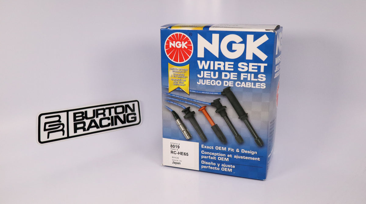 H22 NGK Spark Plug Wire Set BurtonRacing