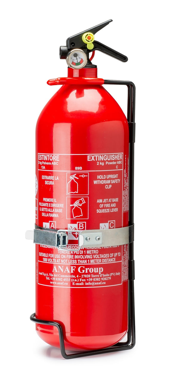 Sparco 2KG Powder ABC Handheld Fire Extinguisher