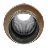 Absorption Muffler 409SS - 2.5" Inlet Centered/Outlet Centered 14"X4"X20" Round Case