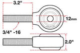 SPC 15732 - xAxis™ Rod End Ball Joint