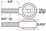 SPC 15734 - xAxis™ Rod End Ball Joint