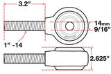 SPC 15740 - xAxis™ Rod End Ball Joint