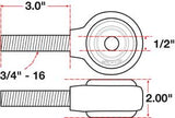 SPC 15746 - xAxis™ Rod End Ball Joint