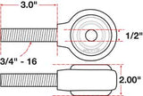 SPC 15747 - xAxis™ Rod End Ball Joint