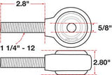 SPC 15749 - xAxis™ Rod End Ball Joint