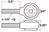 SPC 15750 - xAxis™ Rod End Ball Joint