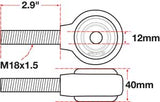 SPC 15755 - xAxis™ Rod End Ball Joint