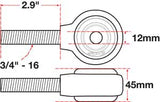 SPC 15764 - xAxis™ Rod End Ball Joint