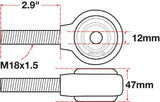 SPC 15770 - xAxis™ Rod End Ball Joint