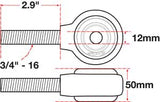 SPC 15773 - xAxis™ Rod End Ball Joint