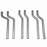 Exhaust S-Bend Assortment - 2.5" Tubing Various Offsets - Set of 6