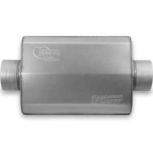 Maximum Flow Muffler - Single 4" Inlet Centered/Outlet Centered