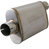 VR304 Muffler 304SS - 2.5" Inlet Offset/Outlet Centered