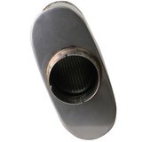 VR304 Muffler 304SS - 2.5" Inlet Offset/Outlet Centered