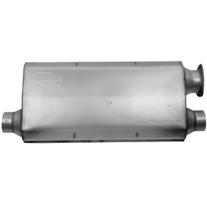 Aero Chamber Muffler - 3" Inlet Offset/2.5" Outlet Dual