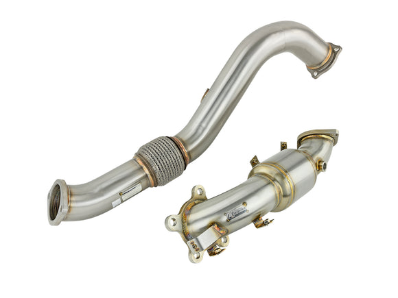 Alpha Series Downpipe w/ Catalytic Converter 76mm - 16-20 Honda Civic 1.5T