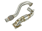 Alpha Series Downpipe with Catalytic Converter 76mm - 18-20 Honda Civic Type R