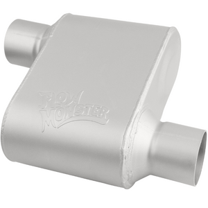 1-Chamber Small Muffler - 2.5" Inlet Offset/Outlet Offset