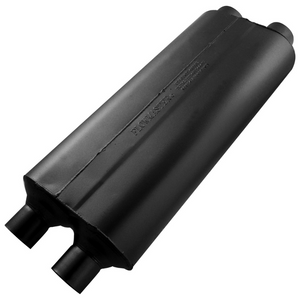 70 Series Chambered Muffler - 2.25" Inlet Dual/Outlet Dual