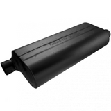 70 Series Chambered Muffler - 2.5" Inlet Offset/Outlet Offset