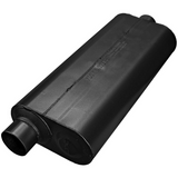 70 Series Chambered Muffler - 3" Inlet Offset/Outlet Centered