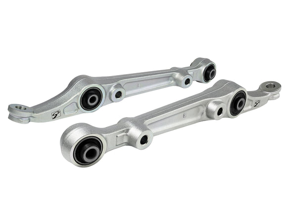 Front Lower Control Arms w/ Hard Rubber Bushings - 96-00 Honda Civic