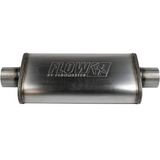 FlowFX Muffler 409S 4X9X18 - 3" Inlet Centered/Outlet Centered