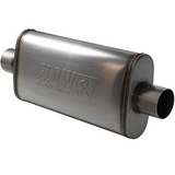 FlowFX Muffler 409S 4X9X18 - 3" Inlet Centered/Outlet Centered