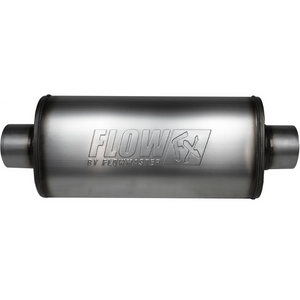 FlowFX Muffler 409S 5X8X18 - 3.5" Inlet Centered/Outlet Centered