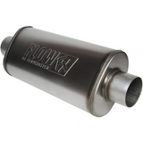 FlowFX Muffler 409S 5X8X18 - 3.5" Inlet Centered/Outlet Centered