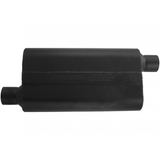 50 Series Delta Flow Chambered Muffler 409S - 2.5" Inlet Offset/Outlet Offset