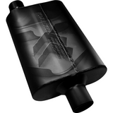 Super 44 Chambered Muffler 409S - 3" Inlet Offset/Outlet Centered