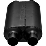 Super 40 Chambered Muffler 409S - 2.5" Inlet Dual/Outlet Dual