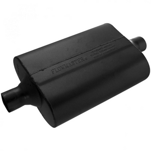 40 Series Delta Flow Chambered Muffler - 2" Inlet Centered/Outlet Centered