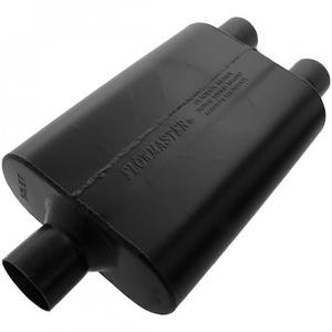 Super 44 Chambered Muffler - 2.5" Inlet Centered/Outlet Dual