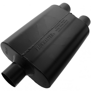 Super 44 Chambered Muffler - 2.5" Inlet Centered/Outlet Dual