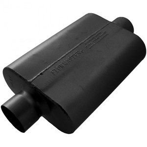 40 Series Delta Flow Chambered Muffler - 3" Inlet Centered/Outlet Centered