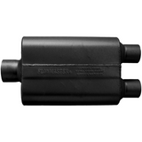 40 Series Delta Flow Chambered Muffler - 3" Inlet Centered/2.5" Outlet Dual