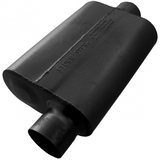 40 Series Delta Flow Chambered Muffler - 3" Inlet Offset/Outlet Centered