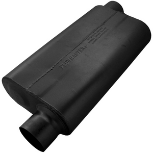 50 Series Delta Flow Chambered Muffler - 3" Inlet Offset/Outlet Offset