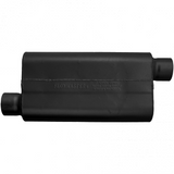 50 Series Delta Flow Chambered Muffler - 3" Inlet Offset/Outlet Offset