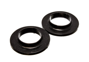 Energy Suspension 2 1/8" ID 3 3/4" OD 3/4" H Black Coil Spring Isolators