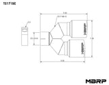 Universal T5171BE Armor Pro Series - Burnt End Tips