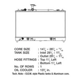 Mazda 6 2.3L 03-08 OEM Plastic Radiator
