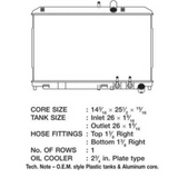 Mazda RX-8 1.3L 04-08 OEM Plastic Radiator