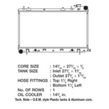 Subaru Forester 2.5L 03-05 OEM Plastic Radiator