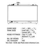 Mazda 6 2.3L 06-07 OEM Plastic Radiator