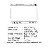Infiniti M35 3.5L 09-10 OEM Plastic Radiator