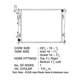 Hyundai Elantra 2.0L 07-12 OEM Plastic Radiator