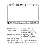 Subaru Legacy 2.5L 10-14 OEM Plastic Radiator